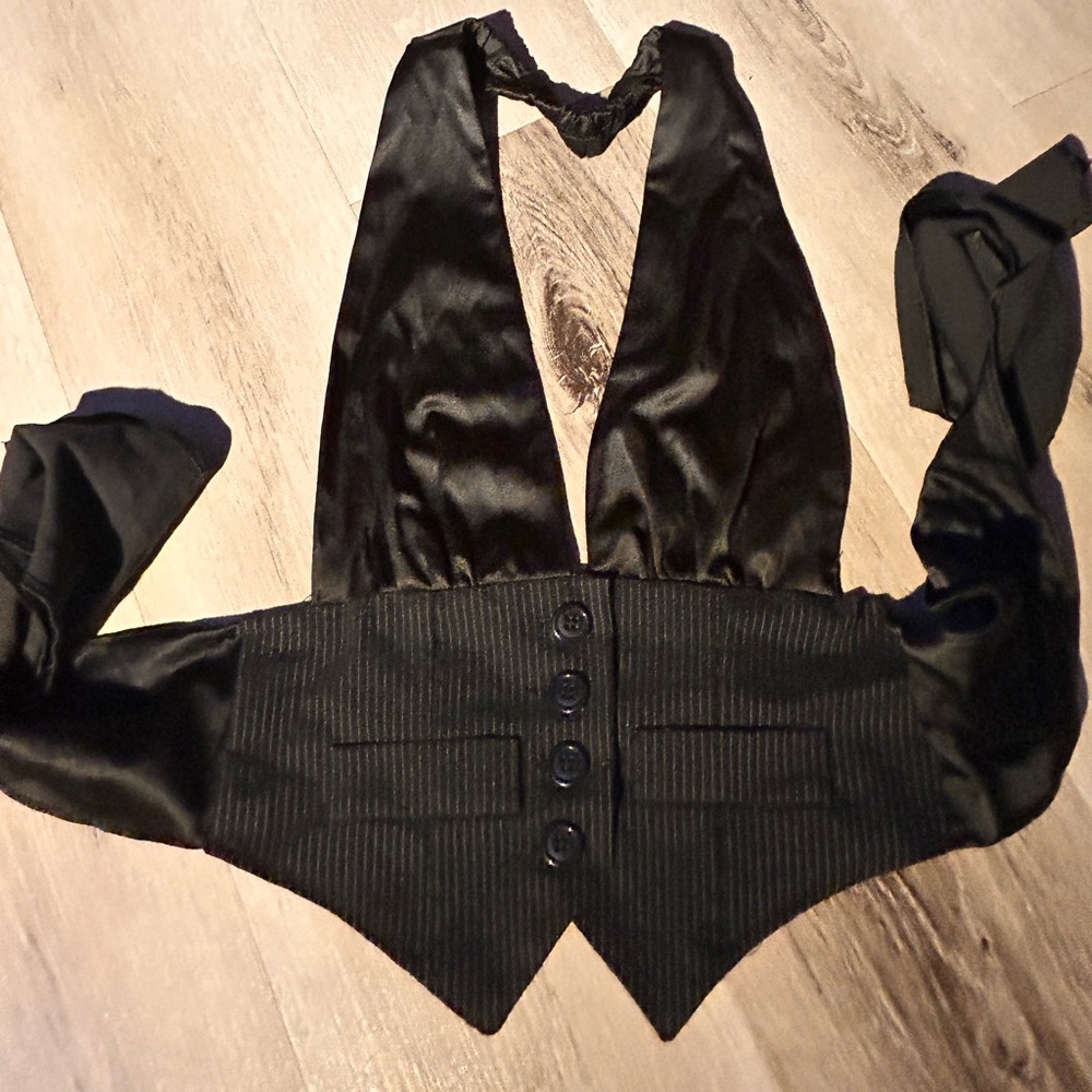 Elegant Black Halter Top